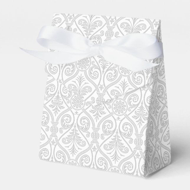 Schachtel für das Muster Grau und Weiß Geschenkschachtel (Vorderseite)