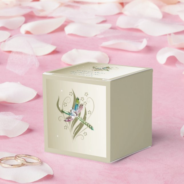 Schachtel für die Gastgeschenk Hochzeit der Libell Geschenkschachtel (Hochzeit)