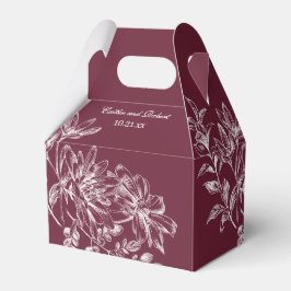 Schachtel für Elegant und Weiß-Blüten Geschenkschachtel