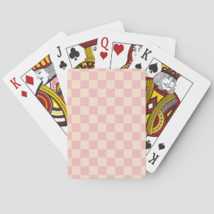 Schachtel für Rosa und Creme Spielkarten