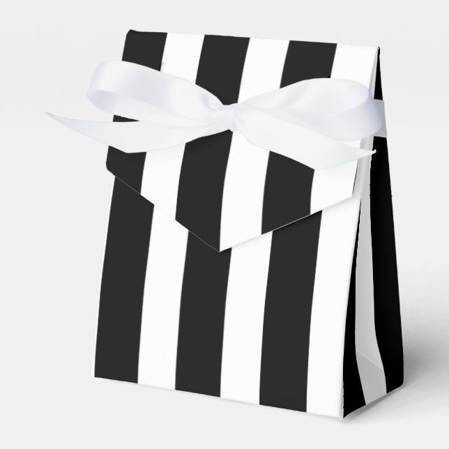Schachtel für schwarze und weiße Streifen Geschenkschachtel (Vorderseite)