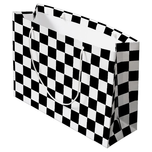 Schachtel große Geschenktasche Geschenktüte (Rückseite Schrägansicht)