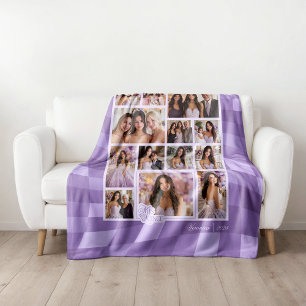 Schachtel Lavendel 14 Foto Keepake Quinceañera Fleecedecke