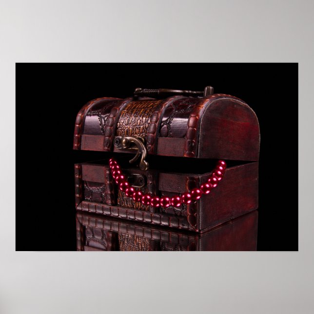 Schachtel mit Schätzen Poster (Vorne)