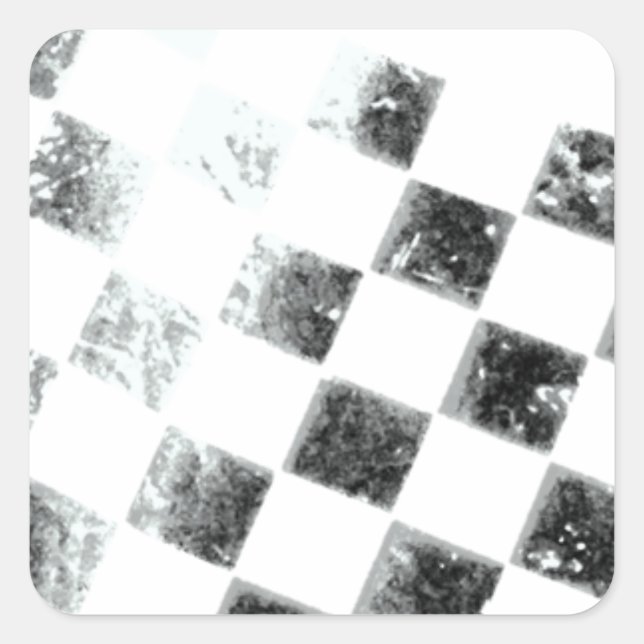 Schachtel Quadratischer Aufkleber (Vorderseite)