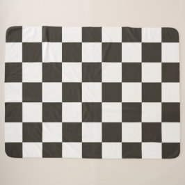 Schachtel (Schwarz und Weiß) (Muster des Schachbre Sherpadecke