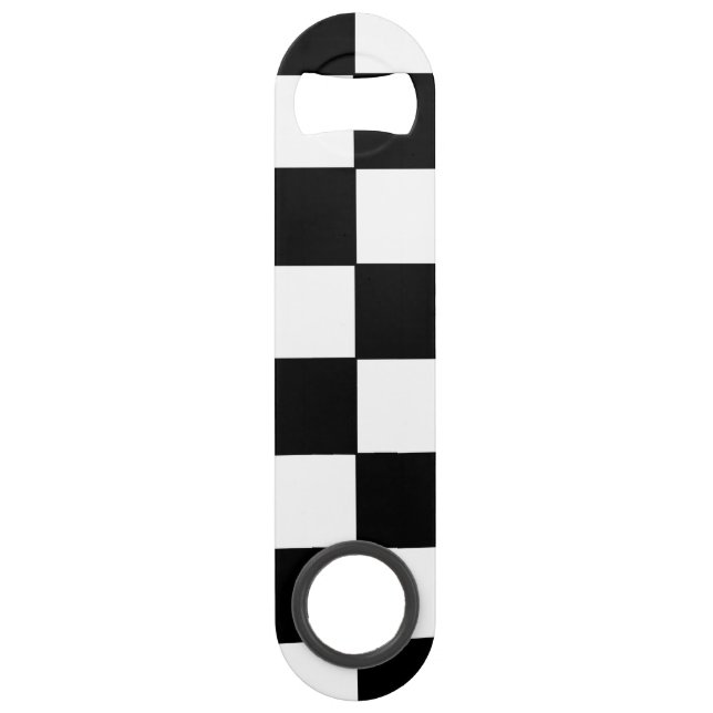 Schachtel weiß und schwarz speed flaschenöffner (Vorderseite)