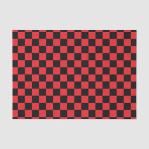 Schachtelrot und schwarz seidenpapier
