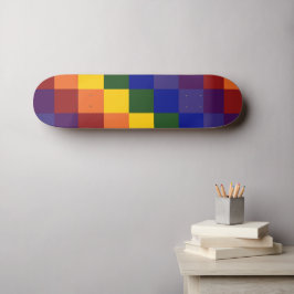 Schachter Regenbogen Skateboard