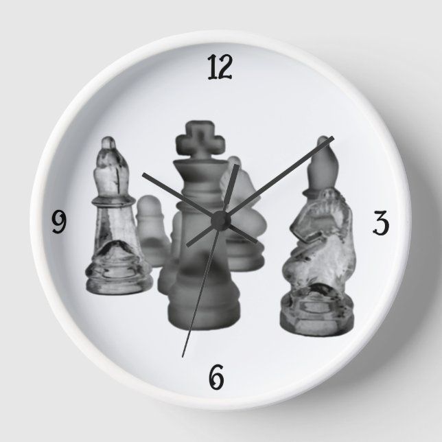 Schachuhr Uhr (Vorderseite)