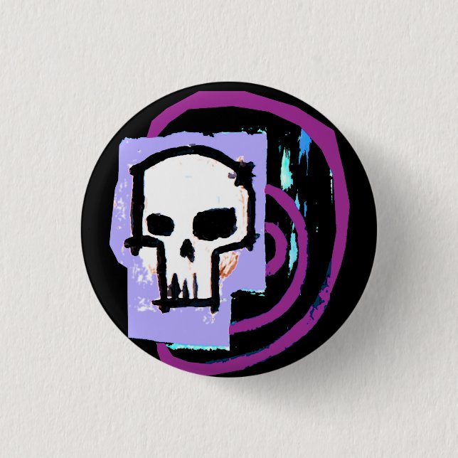 Schädel 12 button (Vorderseite)