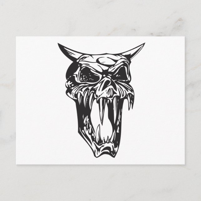 Schädel 155 postkarte (Vorderseite)