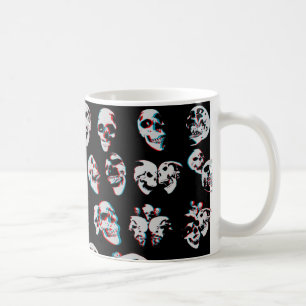 Schädel 3D: Kundenspezifische Kaffee-Tasse Kaffeetasse