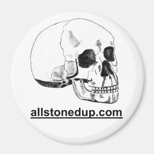 Schädel allstonedup magnet