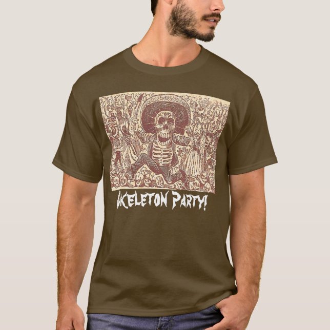Schädel aus Oaxaca, La Calavera Oaxaqueña T-Shirt (Vorderseite)