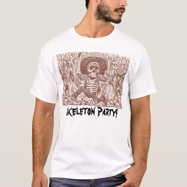 Schädel aus Oaxaca, La Calavera Oaxaqueña T-Shirt (Vorderseite)