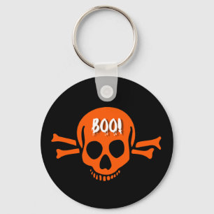 Schädel Boo Halloween Schlüsselanhänger