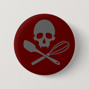 Schädel Button