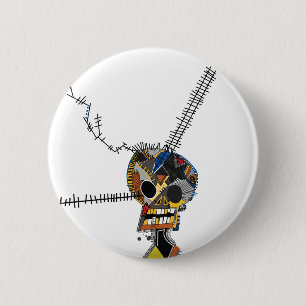 Schädel Button