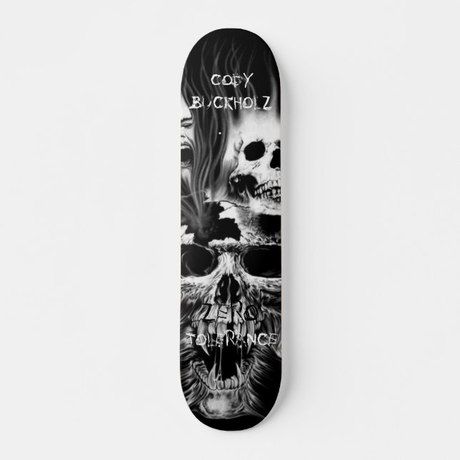 Schädel, CODYBUCKHOLZ, NULL, TOLERANZ Skateboard (Vorne)