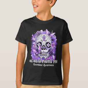 Schädel, den wir für Überdosierungsbewusstsein Lil T-Shirt
