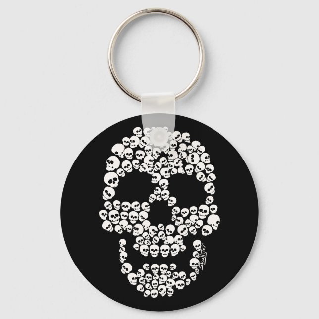 Schädel des Skulls-Schlüsselanhängers Schlüsselanhänger (Vorderseite)