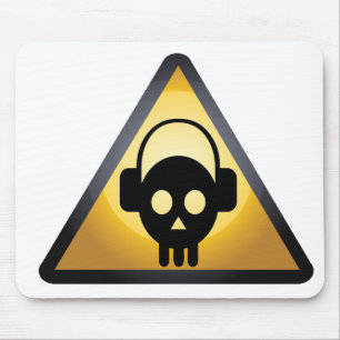 Schädel DJ Mousepad