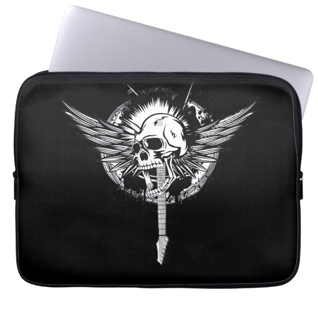SCHÄDEL-FELS LAPTOPSCHUTZHÜLLE (Vorderseite)