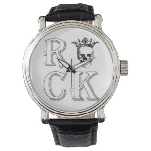 Schädel-Felsenuhr Armbanduhr