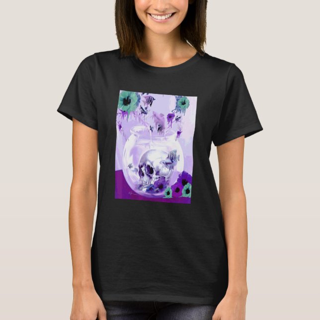 Schädel-Fischtopf T-Shirt (Vorderseite)