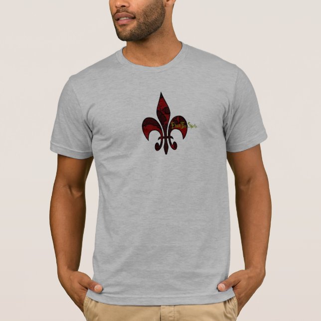 Schädel-fleur-De-lis T-Shirt (Vorderseite)