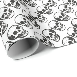 Schädel Geschenkpapier