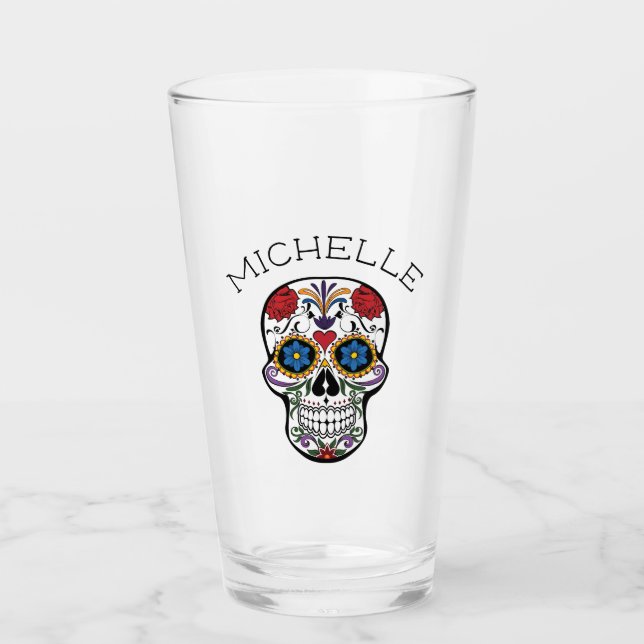 Schädel Glas (Vorderseite)