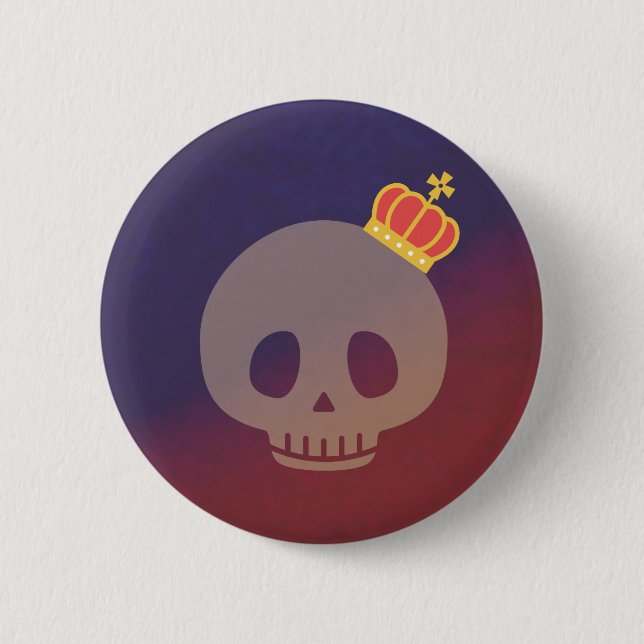 Schädel Großbritannien Button (Vorderseite)