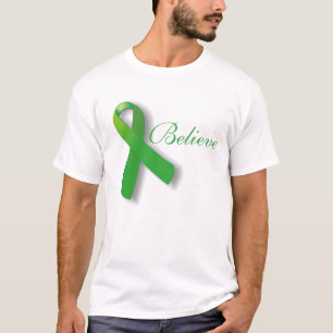 Schädel-Hirn-Trauma Grünes Band glauben T-Shirt