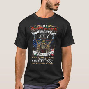 Schädel Ich bin ein mürrischer alter Mann, den ich T-Shirt