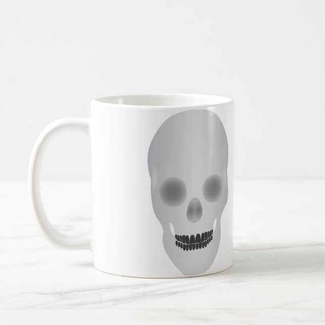 Schädel Kaffeetasse (Links)