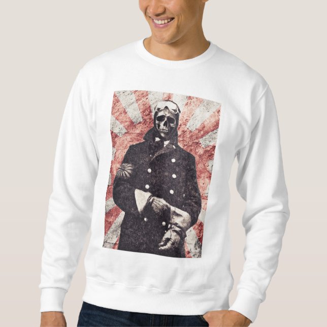 Schädel Kamikaze Sweatshirt (Vorderseite)