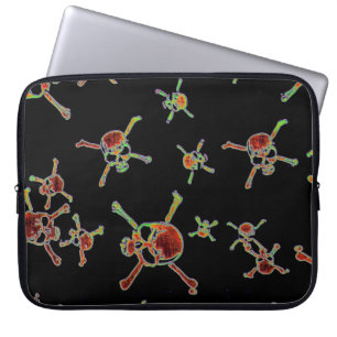 Schädel Laptopschutzhülle