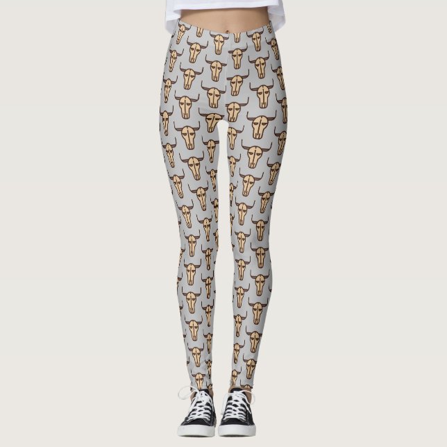 Schädel Leggings (Vorderseite)