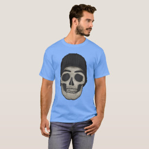 Schädel mit Mütze T-Shirt