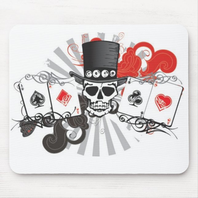 Schädel mousepad (Vorne)