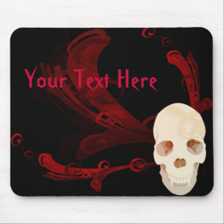 Schädel Mousepad Schablone