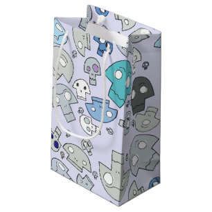 Schädel-Muster Kleine Geschenktüte