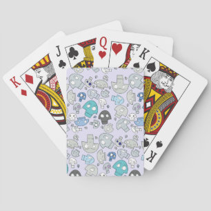 Schädel-Muster Spielkarten