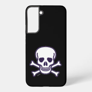 Schädel n Bones schwarze Samsung S22 Plus-Handyhül Galaxy Hülle