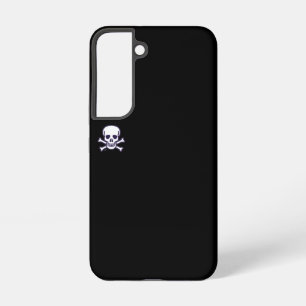 Schädel n Knochen schwarze Samsung S22-Handyhülle Galaxy Hülle