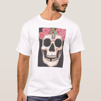 Schädel-'n-Rosen-T - Shirt
