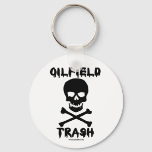 Schädel, Ölfeldermüll, Keyring, Öl, Schlüsselanhänger