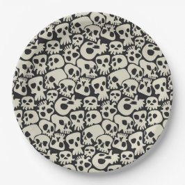 Schädel Pappteller